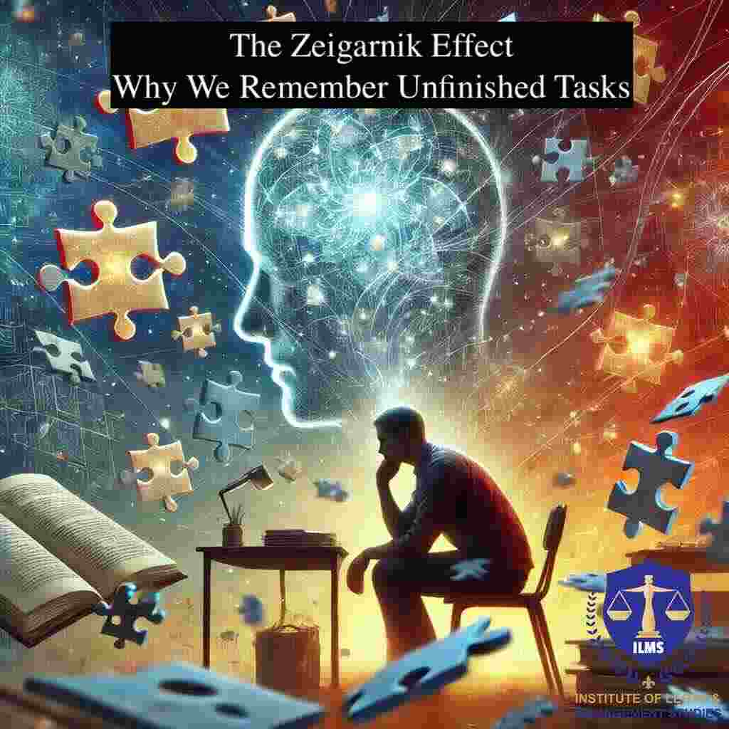 The Zeigarnik Effect: Why We Remember Unfinished Tasks